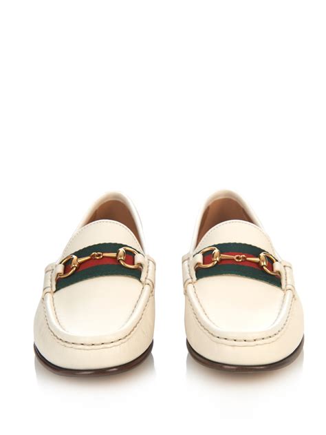 gucci horsebit loafers white|Gucci Horsebit loafers women's.